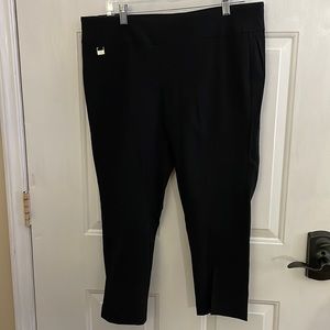 Rafaella comfort capris, black, size 16